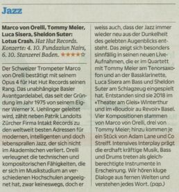 CD Lotus Crash – Review NZZ